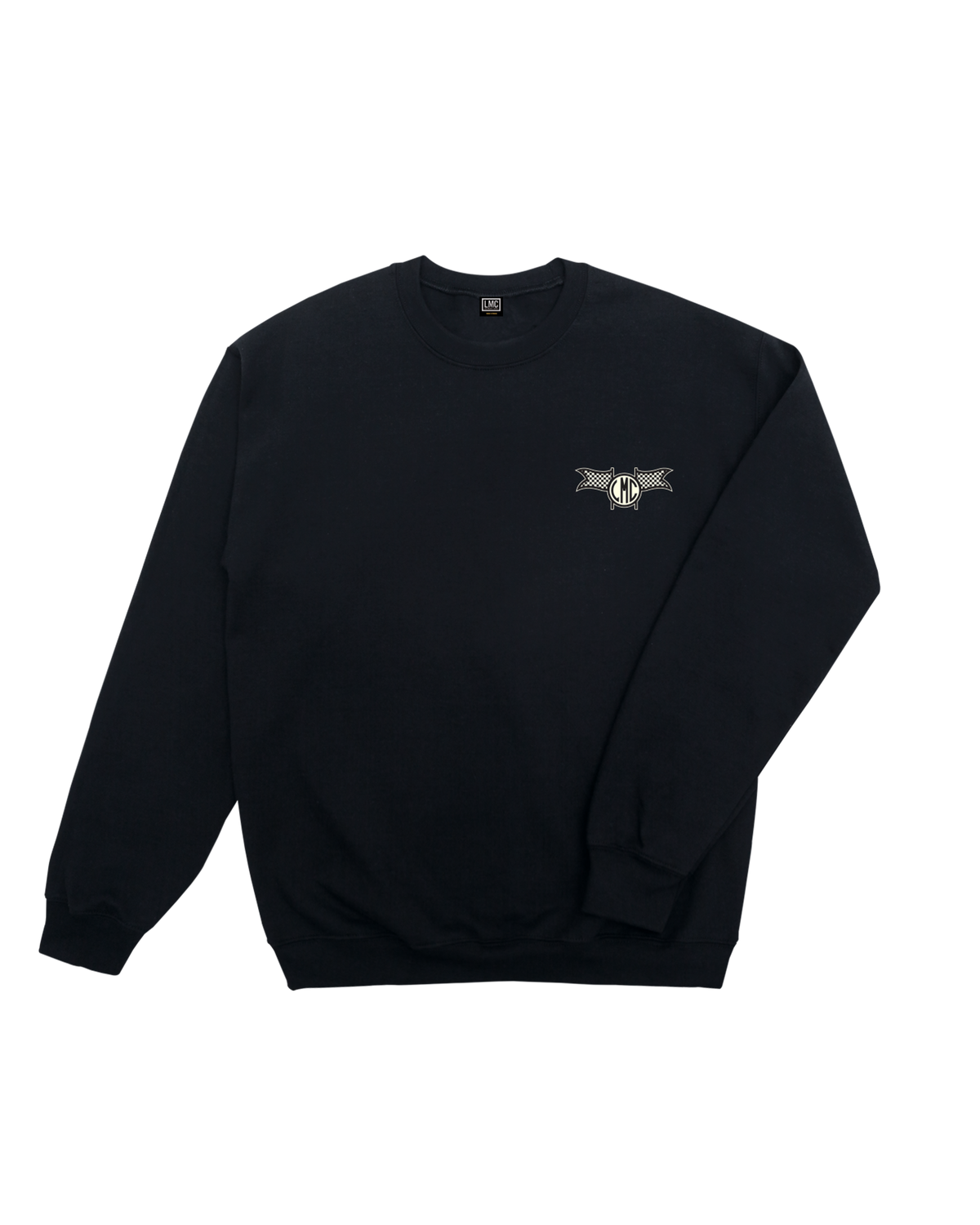 loser-machine-speedway-crewneck-black