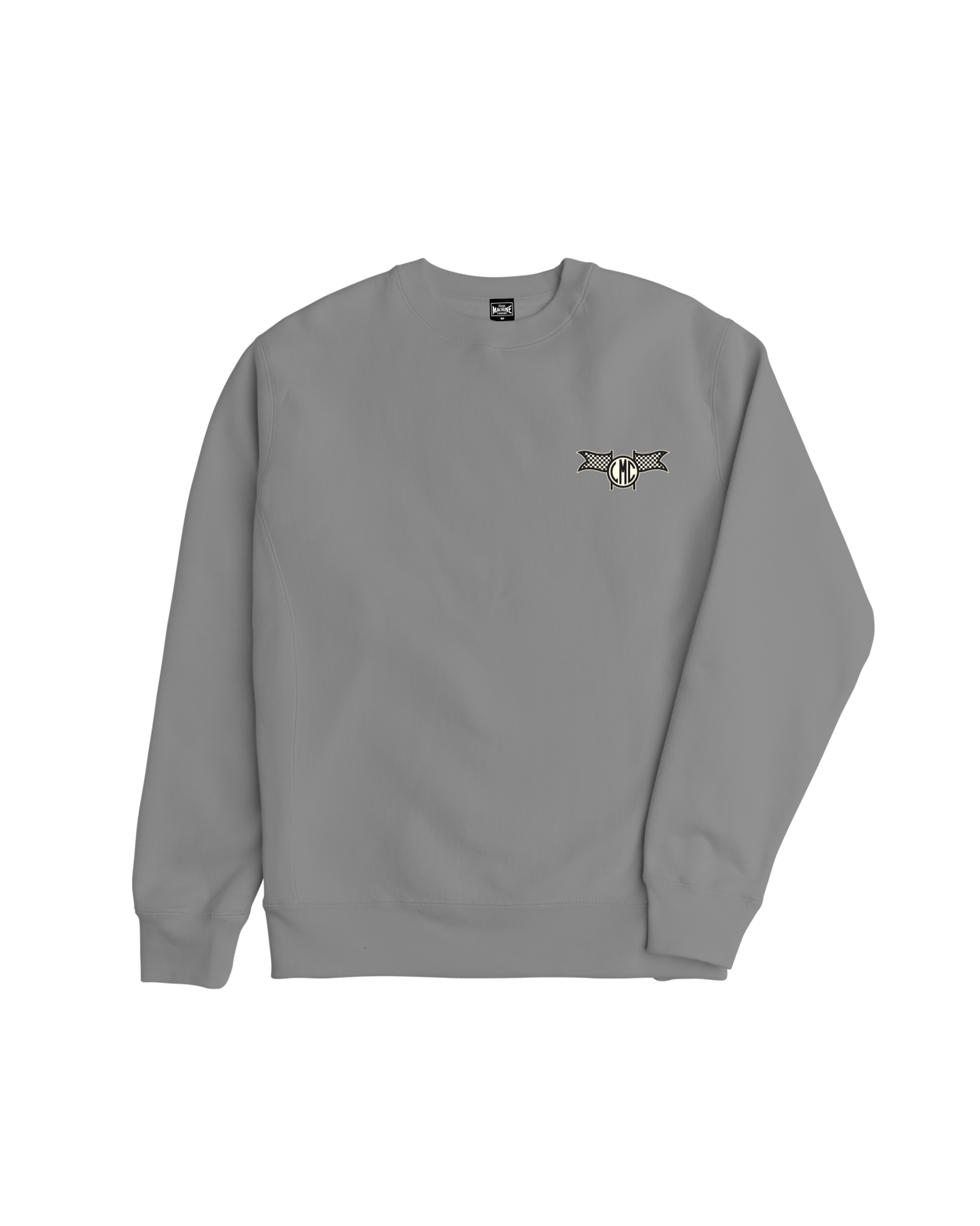 loser-machine-speedway-crewneck-cement (zoomed)