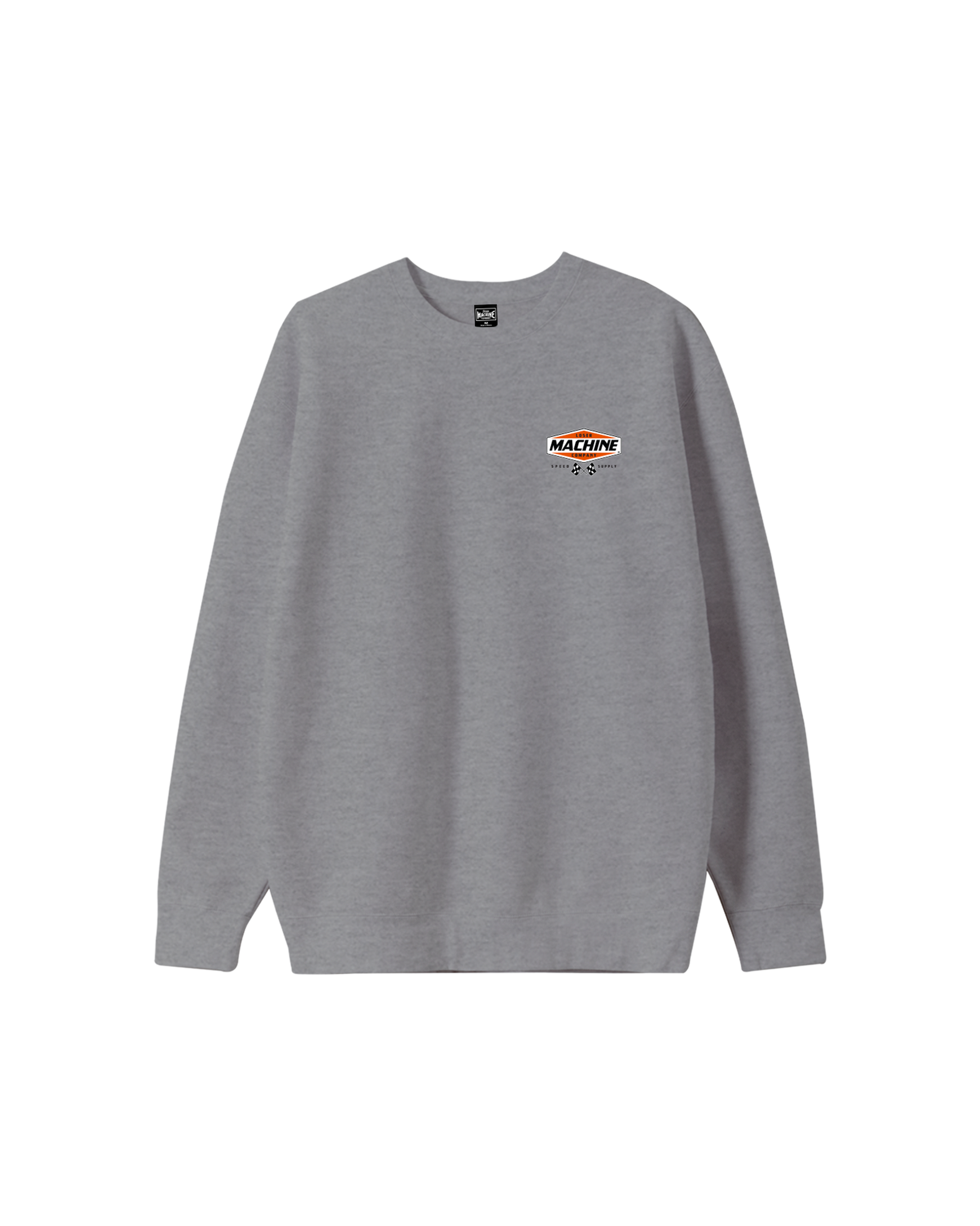 loser-machine-overdrive-ii-crewneck-heather-grey (zoomed)