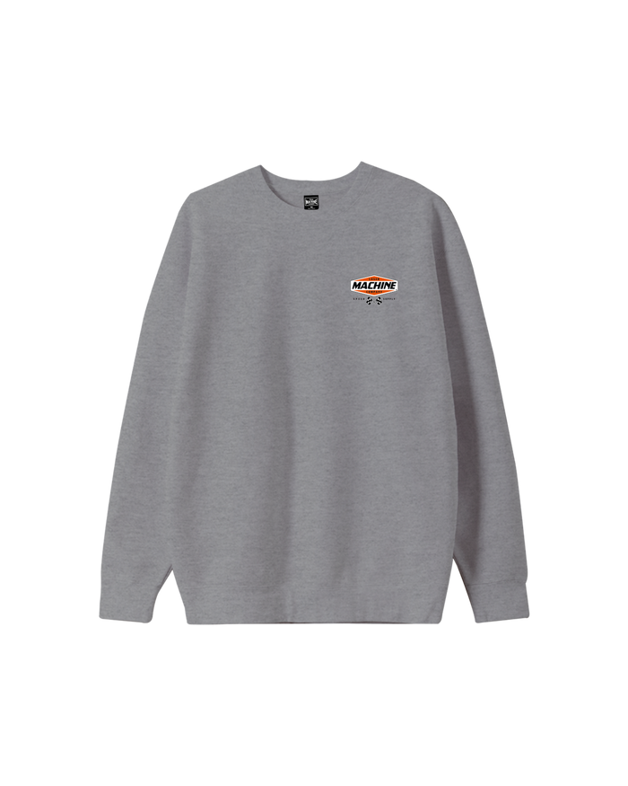 loser-machine-overdrive-ii-crewneck-heather-grey