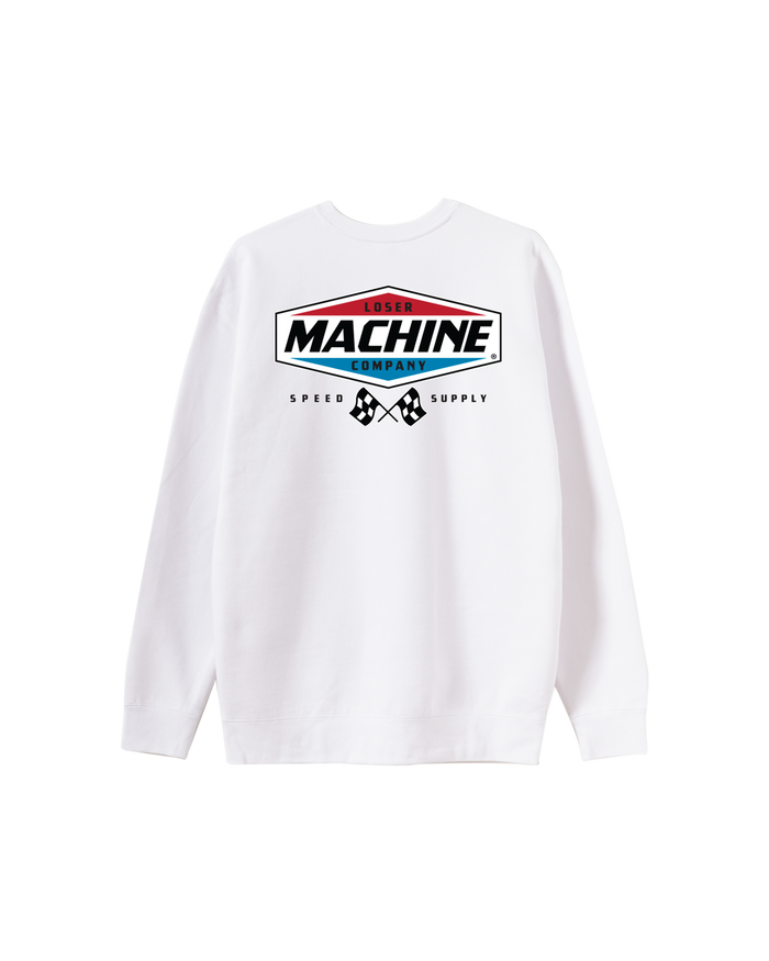 loser-machine-overdrive-ii-crewneck-white