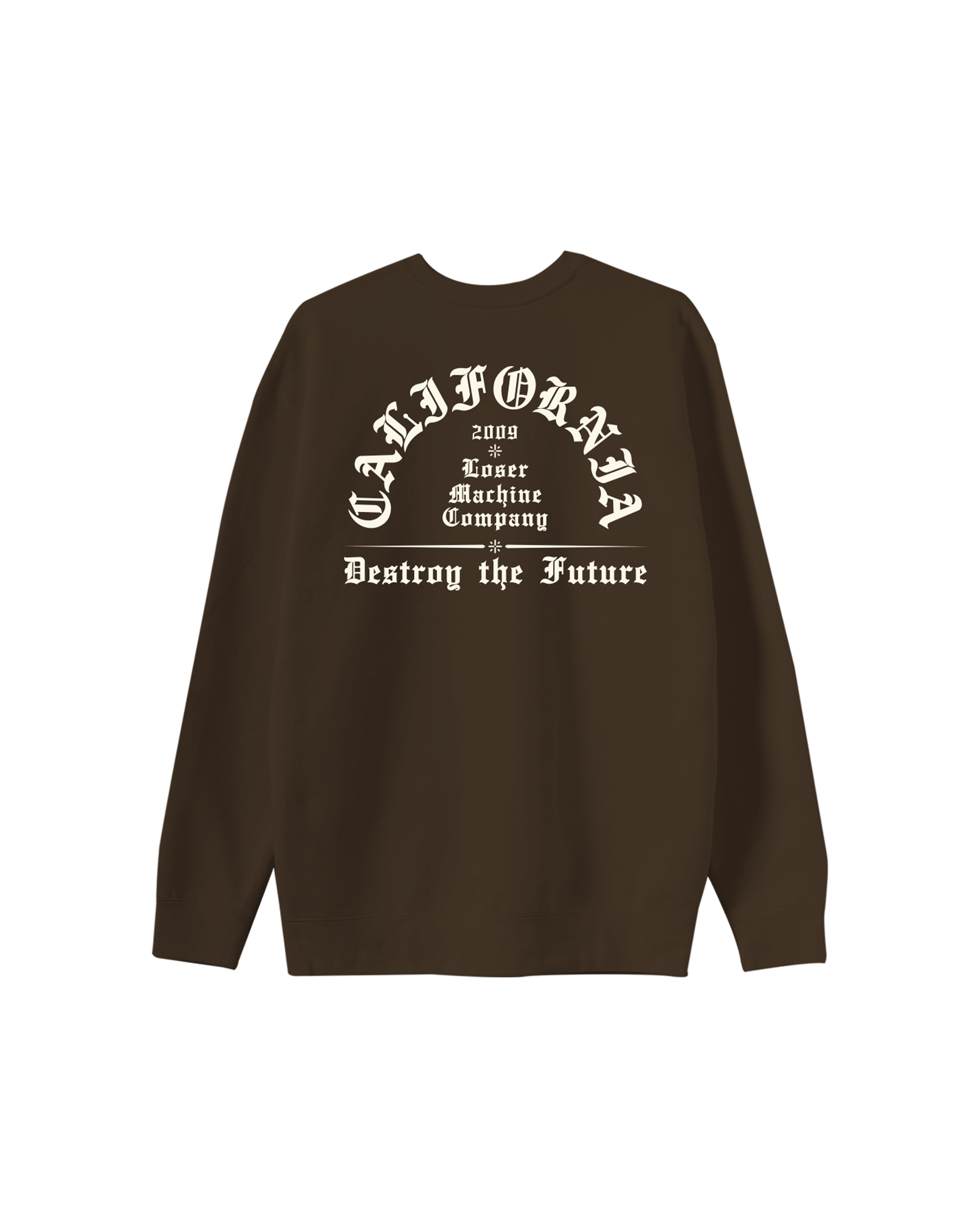 loser-machine-established-crewneck-brown (zoomed)