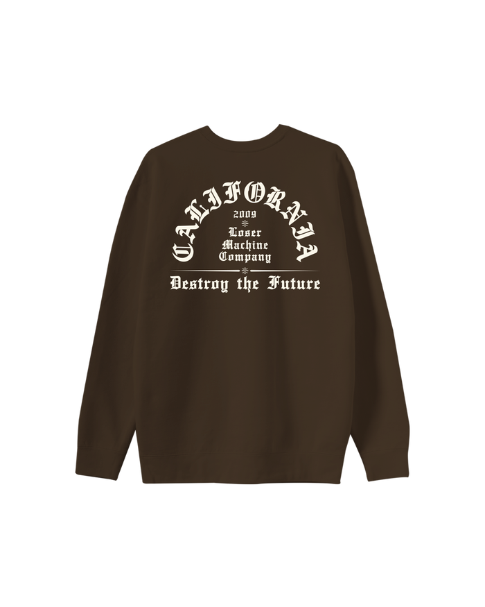 loser-machine-established-crewneck-brown
