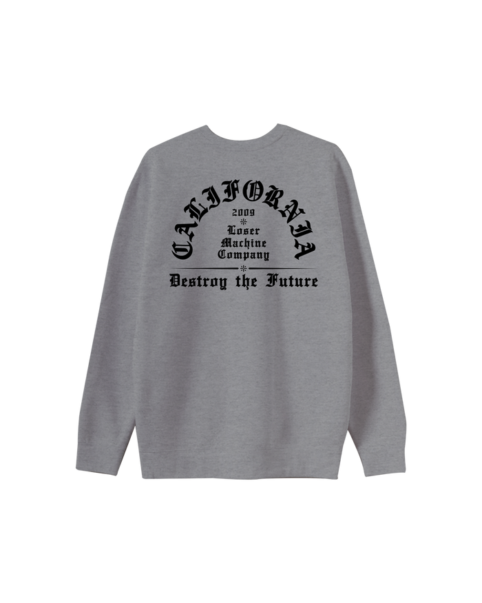 loser-machine-established-crewneck-heather-grey