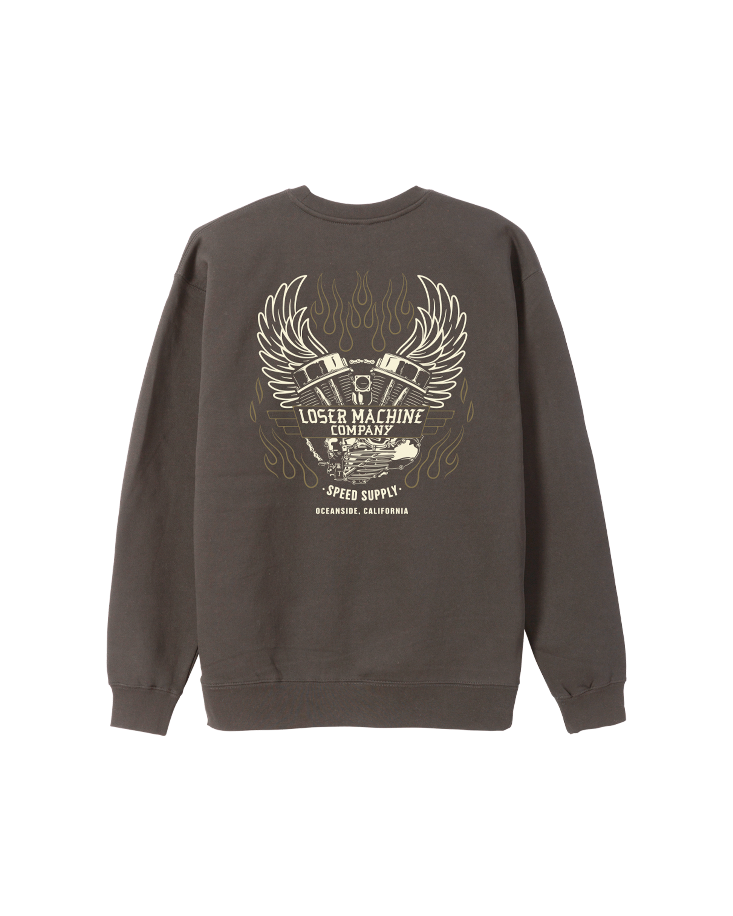FLY WHEEL CREWNECK (zoomed)