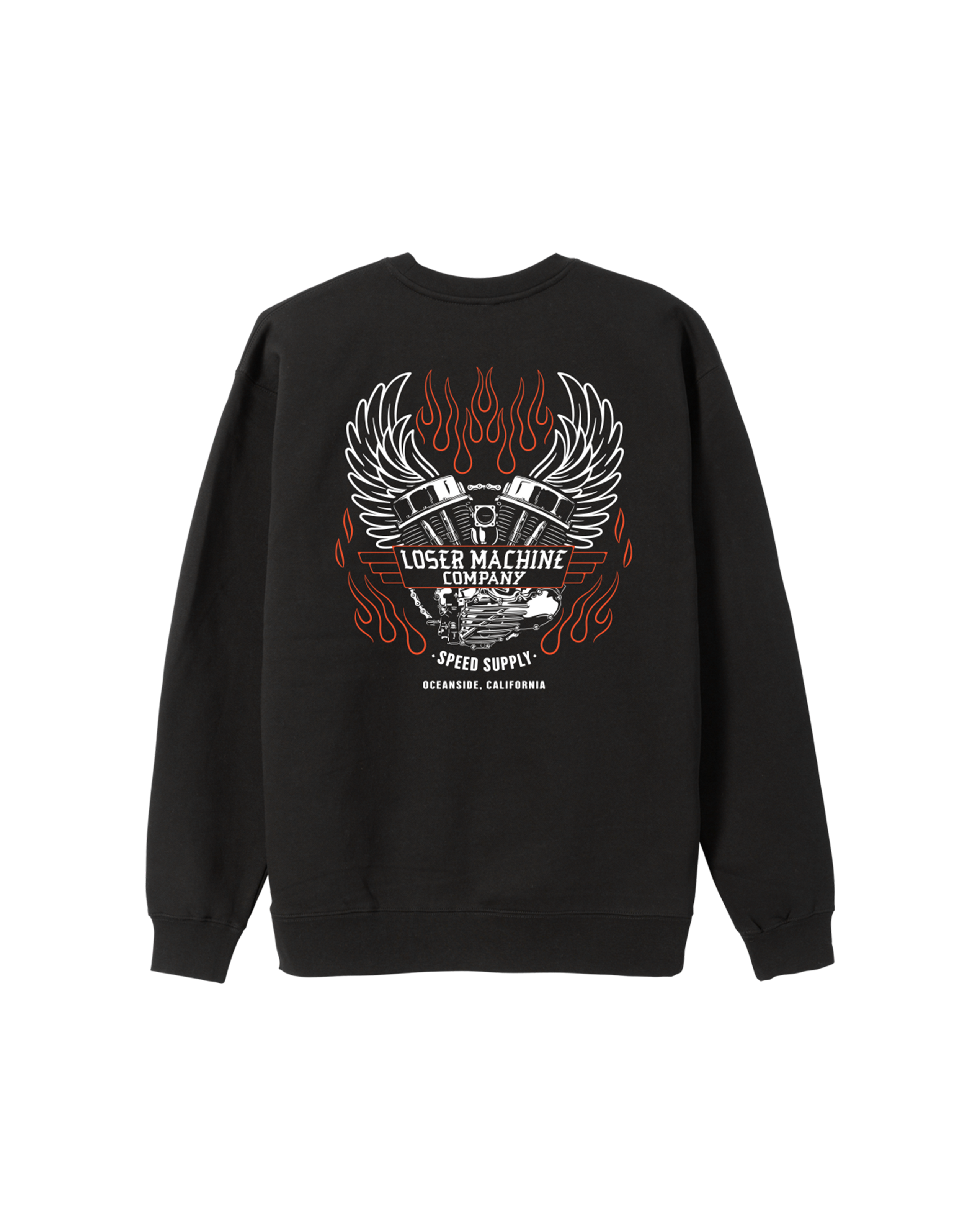 FLY WHEEL CREWNECK (zoomed)