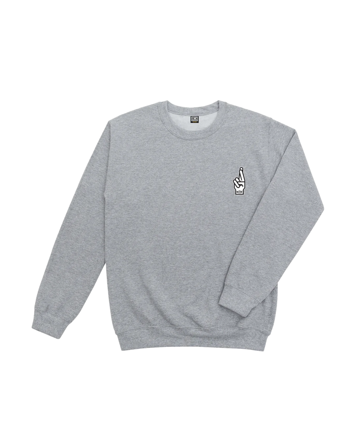 loser machine new og crewneck heather grey