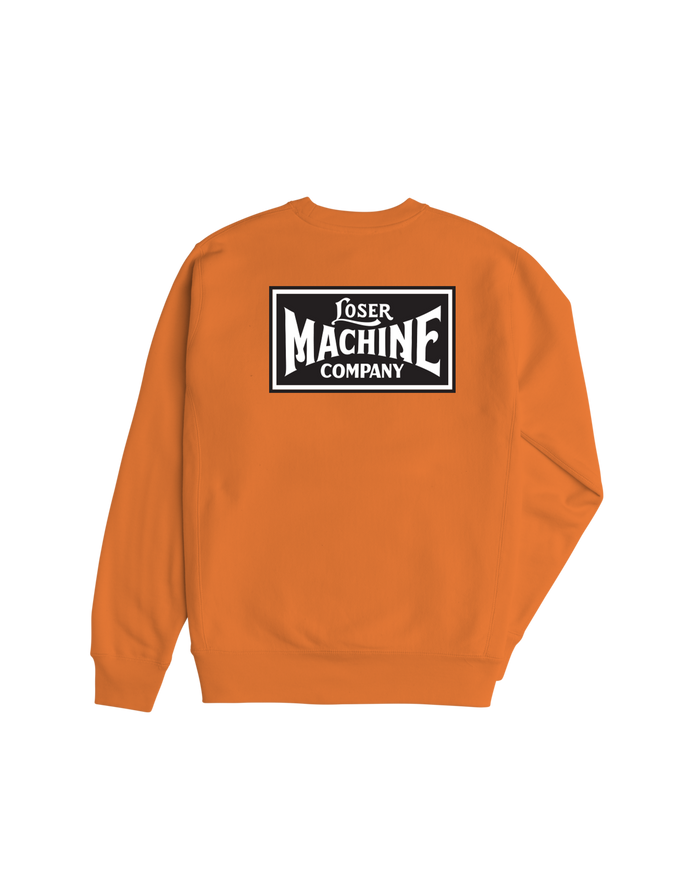loser machine new og crewneck orange
