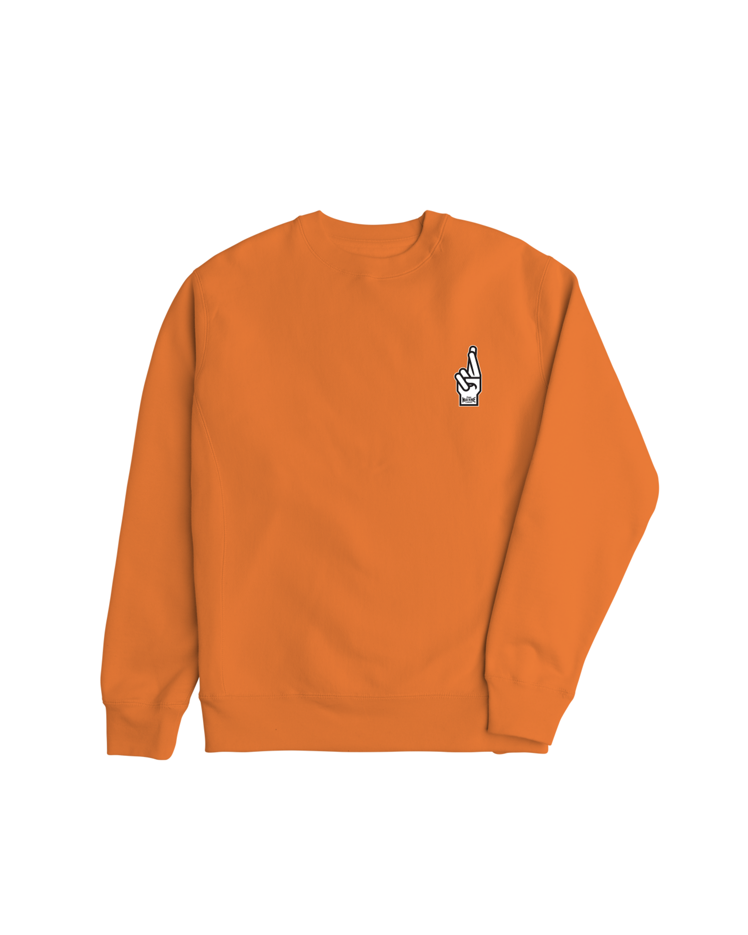 loser machine new og crewneck orange (zoomed)