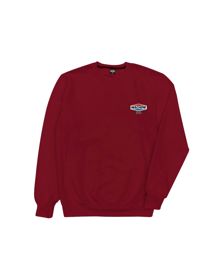 loser machine overdrive crewneck cardinal