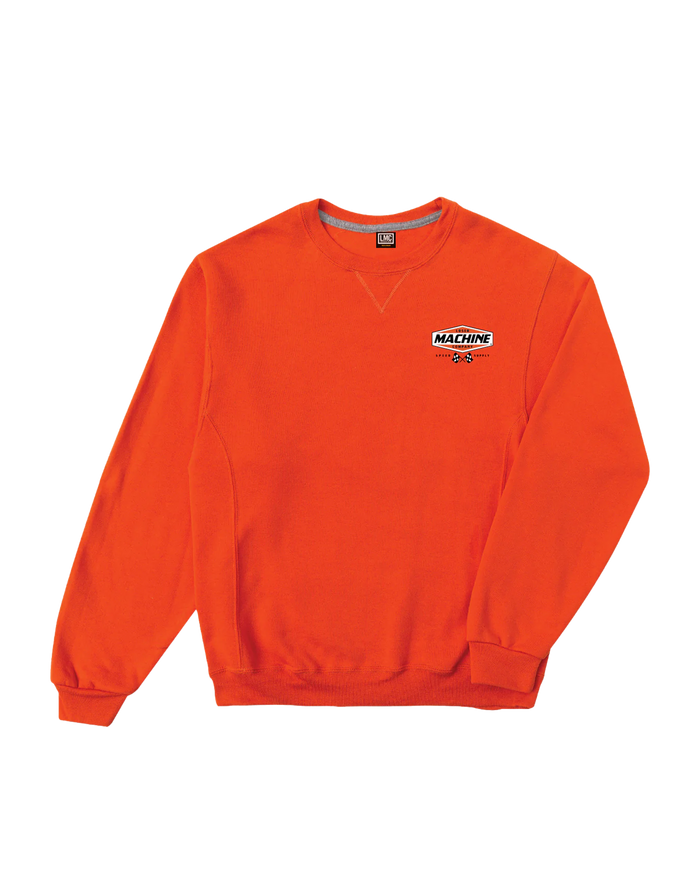 loser machine overdrive crewneck orange