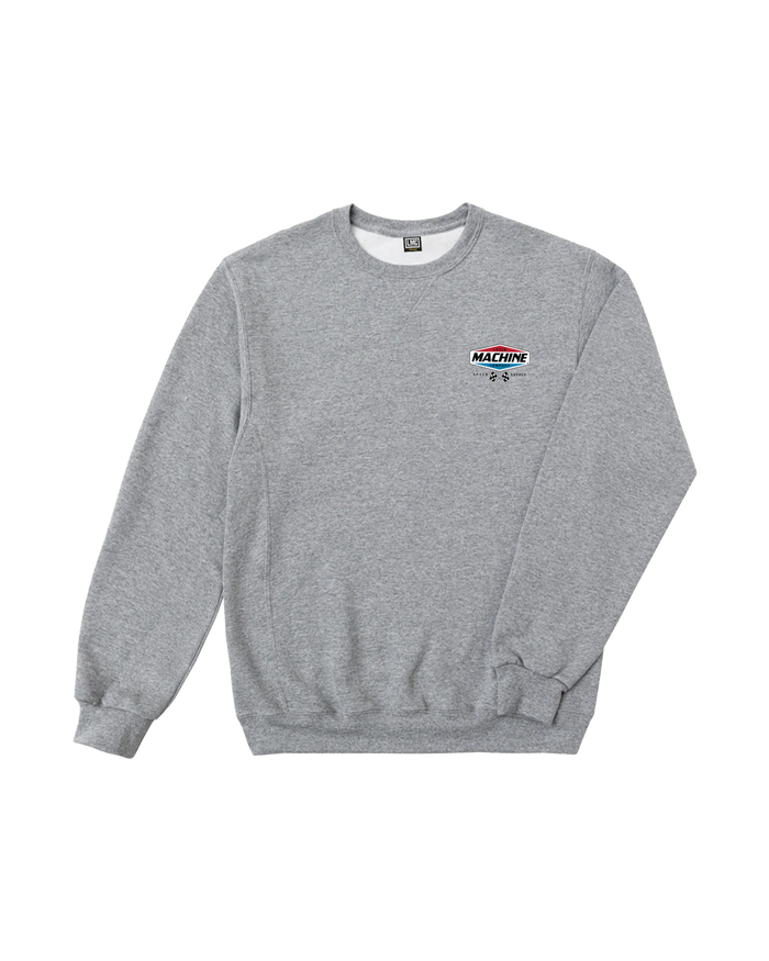 loser machine overdrive crewneck heather grey