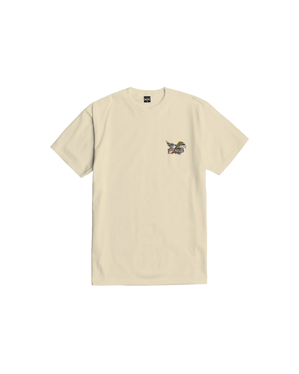 loser machine glory bound stock t-shirt cream