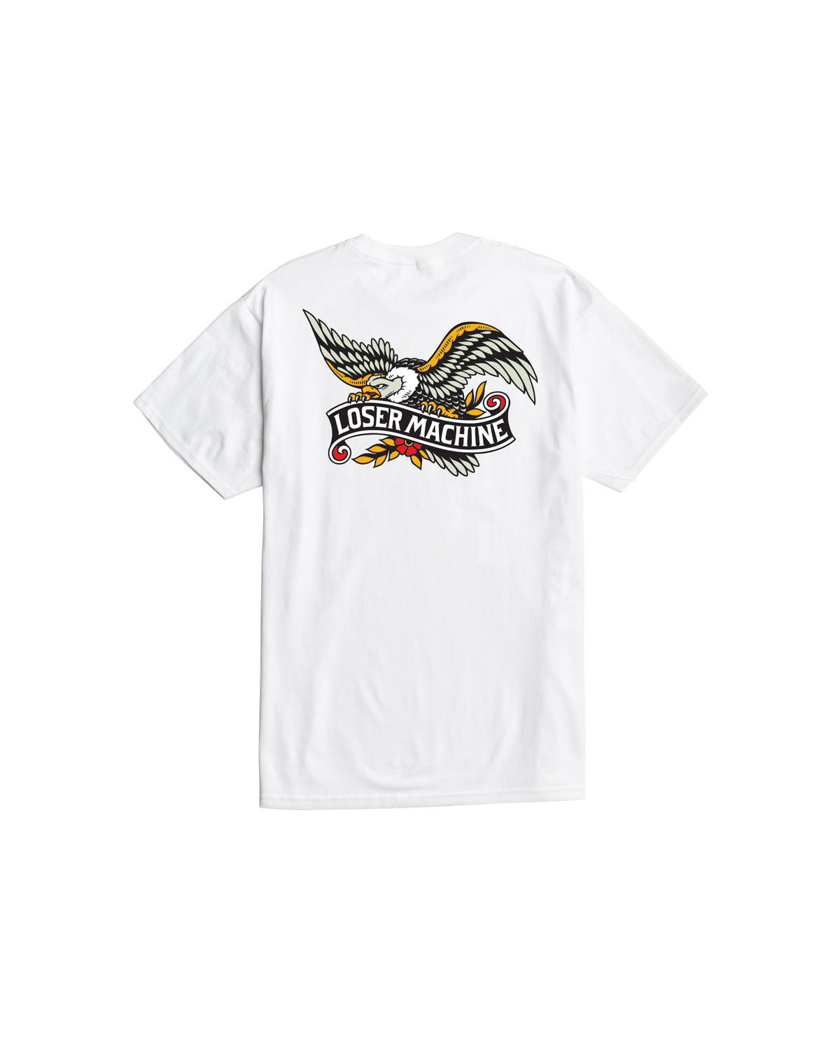 loser machine glory bound stock t-shirt white