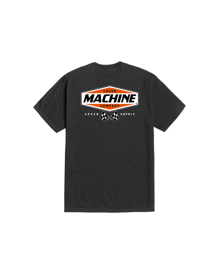 loser machine overdrive stock t-shirt black