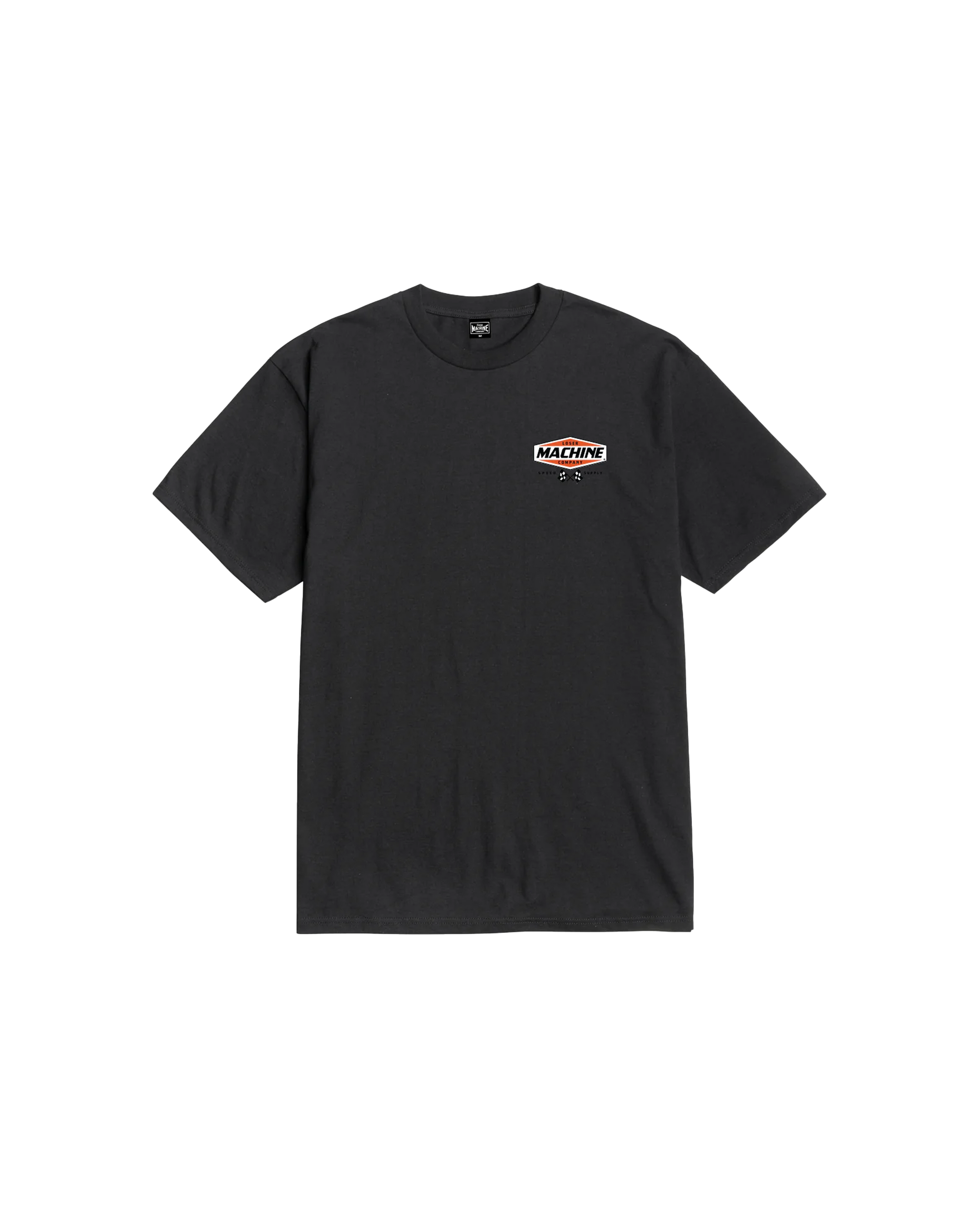 loser machine overdrive stock t-shirt black (zoomed)