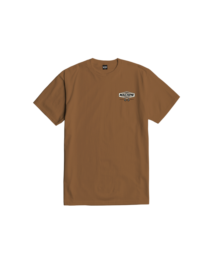 loser machine overdrive stock t-shirt brown sugar