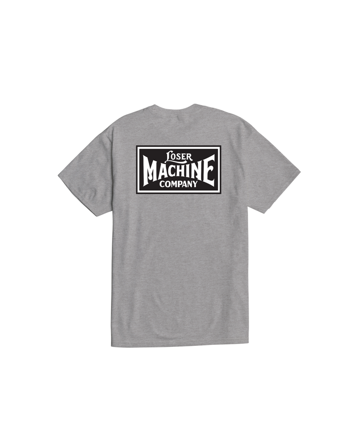 loser machine new og stock t-shirt heather grey