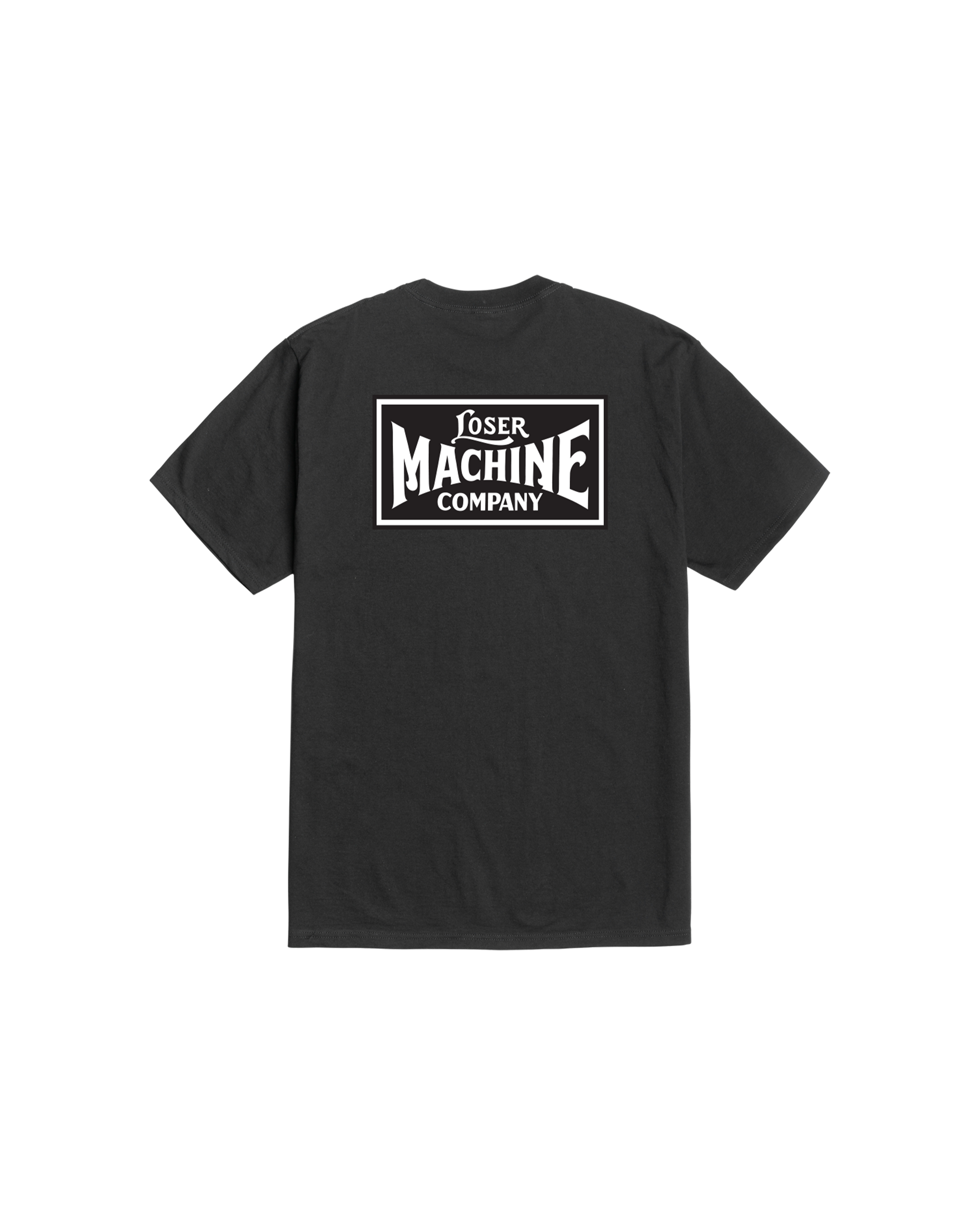 loser machine new og stock t-shirt black (zoomed)