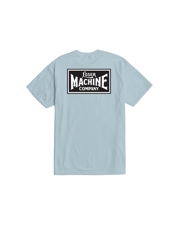 loser machine new og stock t-shirt lt blue