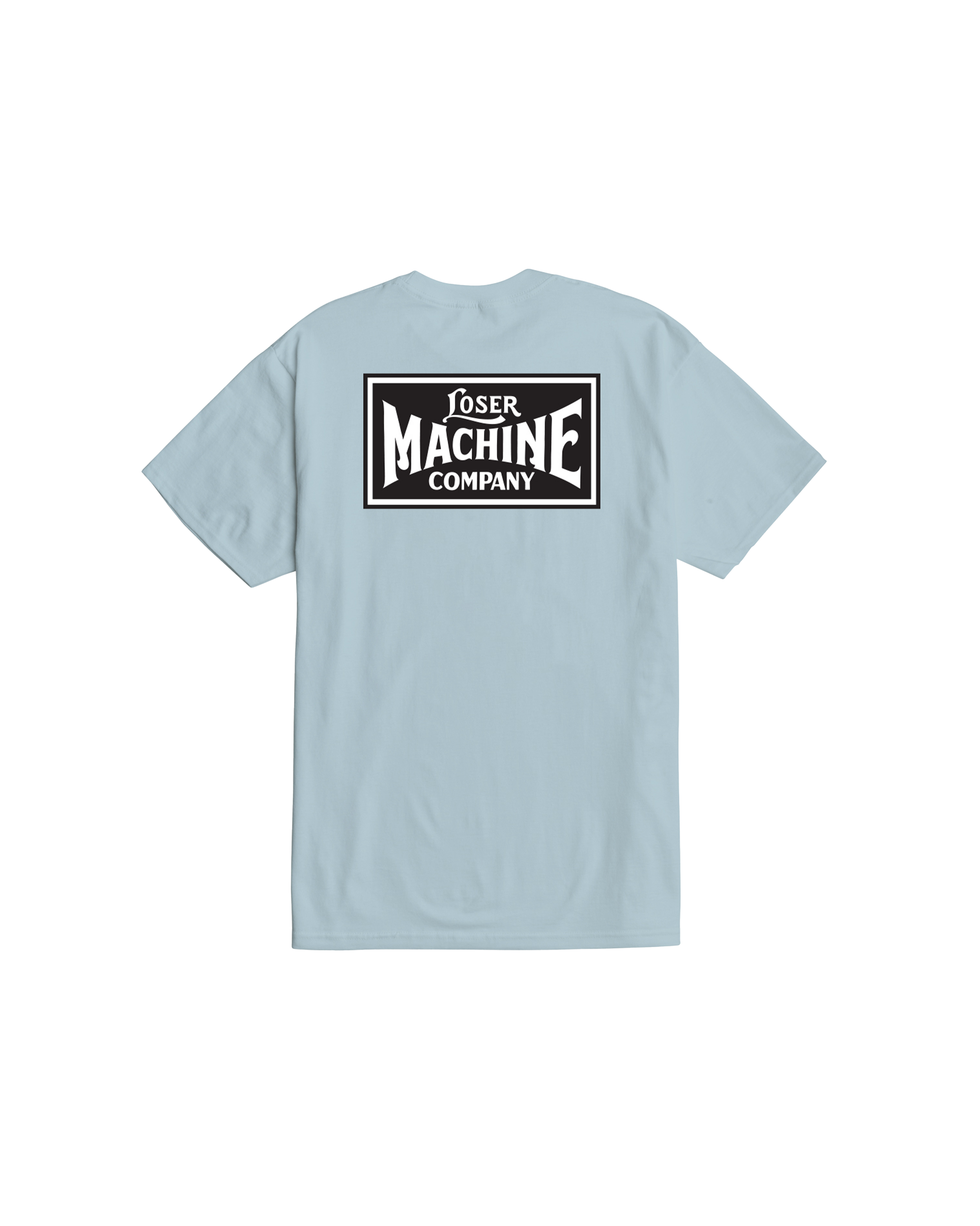 loser machine new og stock t-shirt lt blue (zoomed)