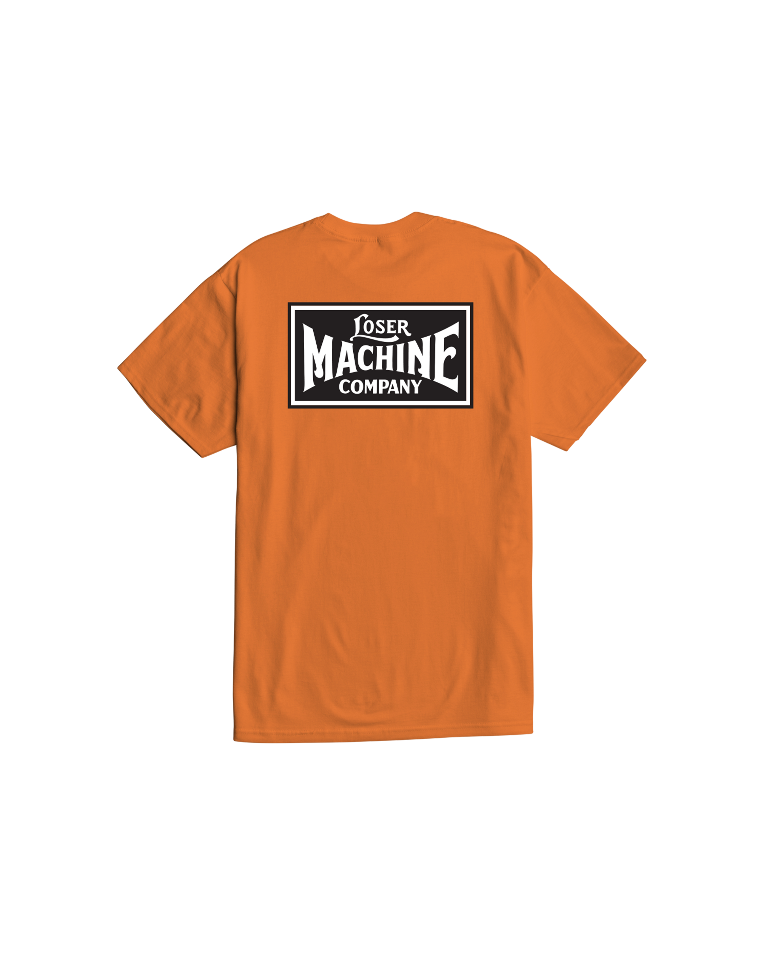 loser machine new og stock t-shirt orange (zoomed)