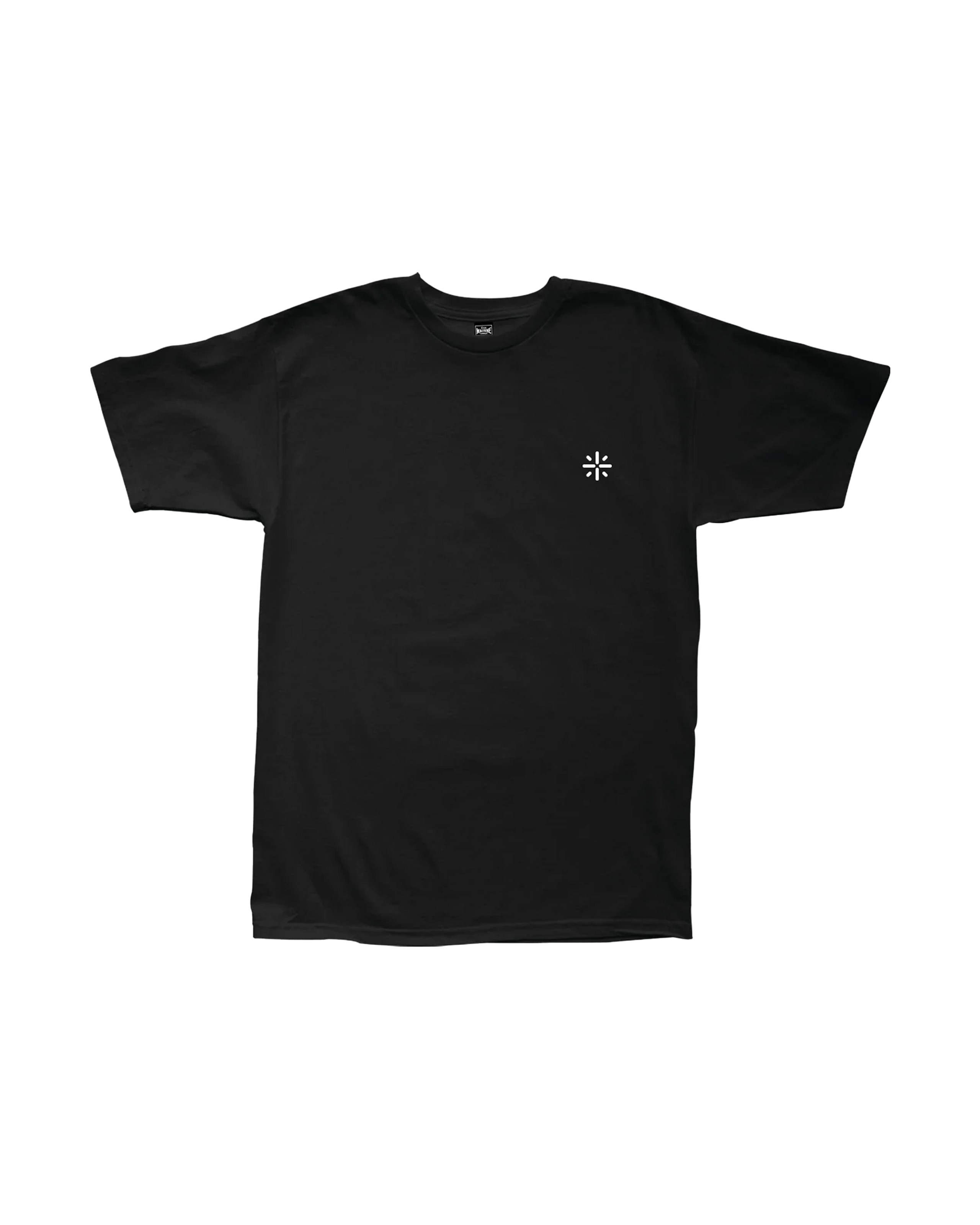 loser machine established stock t-shirt black (zoomed)