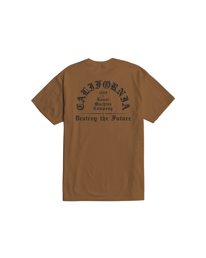 loser machine established stock t-shirt brown sugar