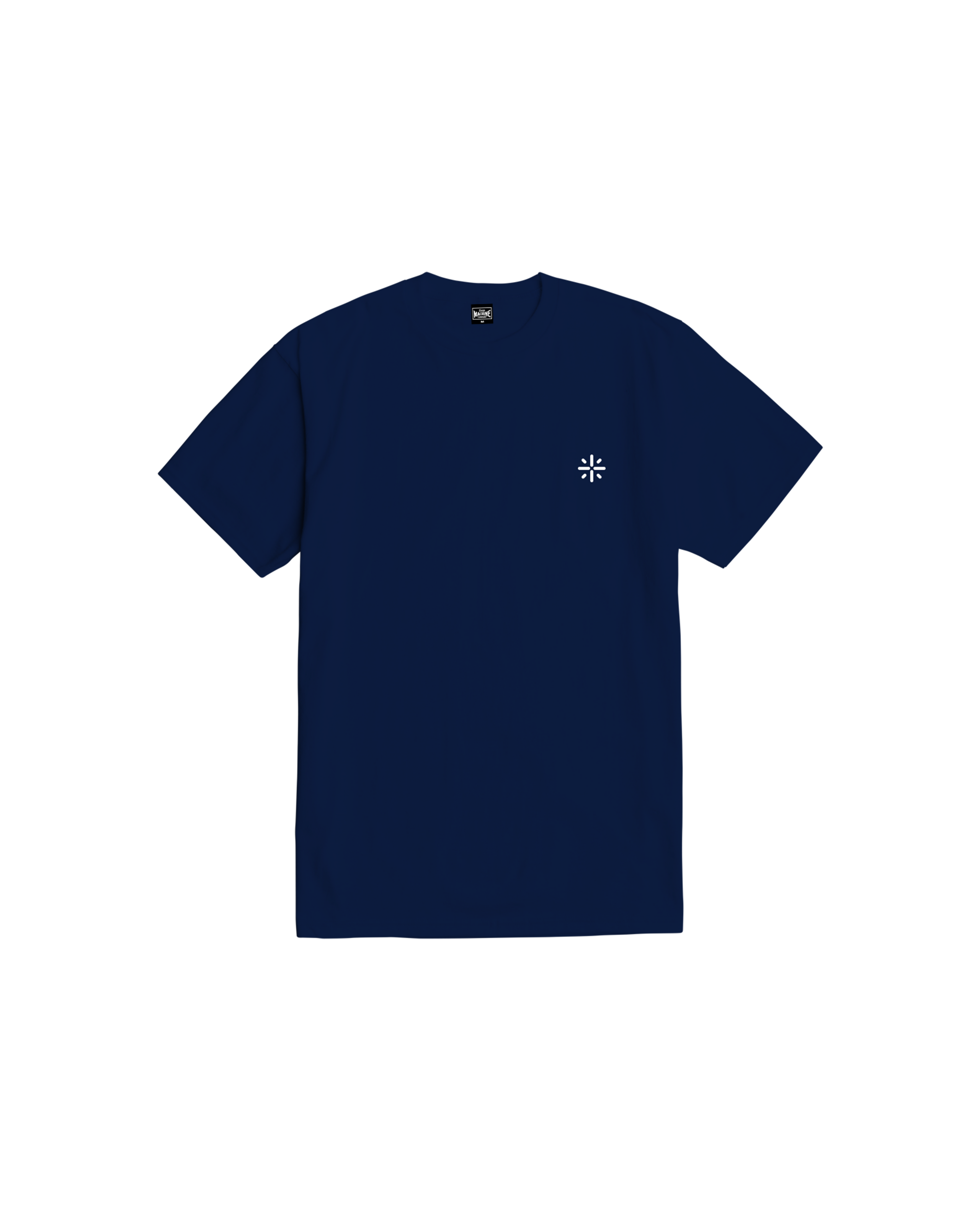 loser machine established stock t-shirt navy (zoomed)