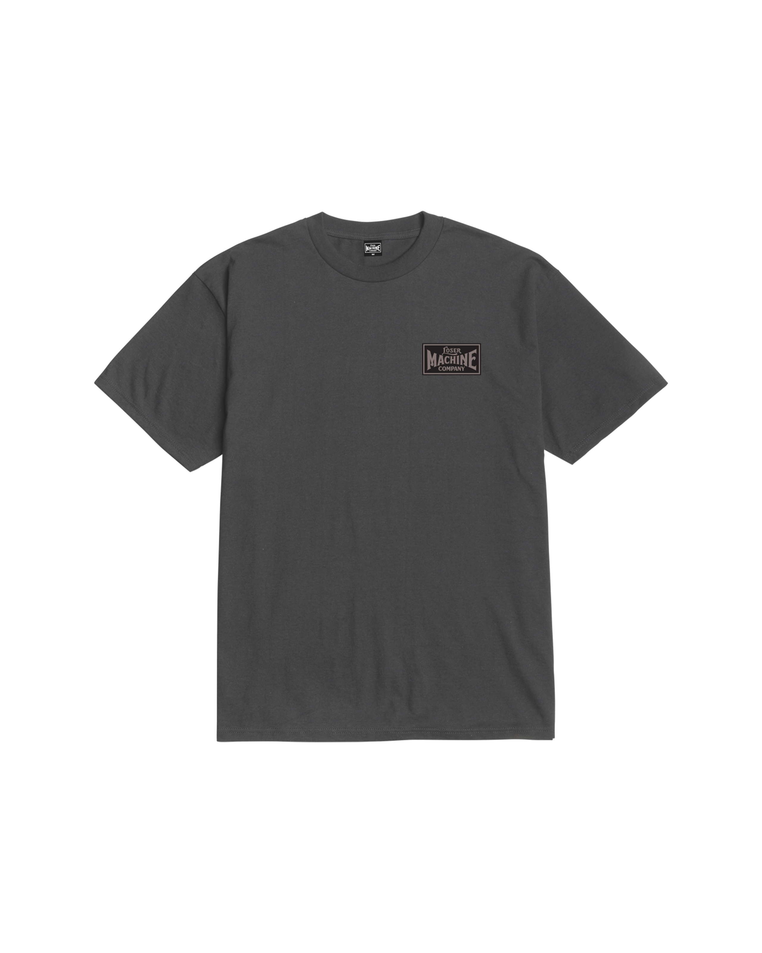 loser-machine-good-luck-fingers-stock-t-shirt-vintage-black (zoomed)