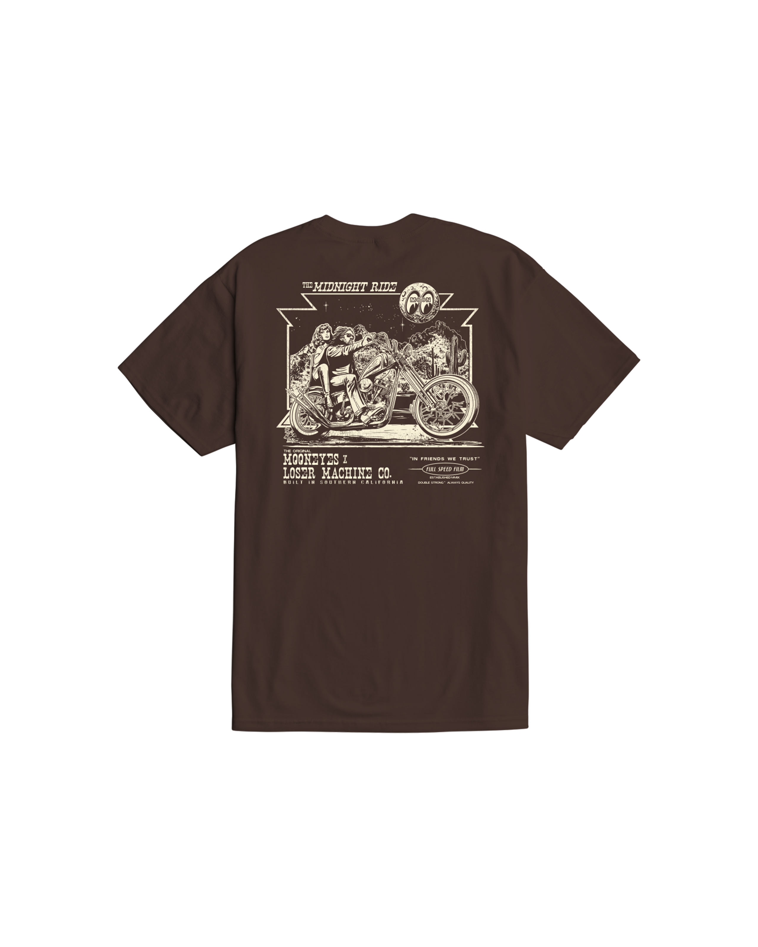 loser-machine-midnight-ride-stock-t-shirt-java-brown (zoomed)