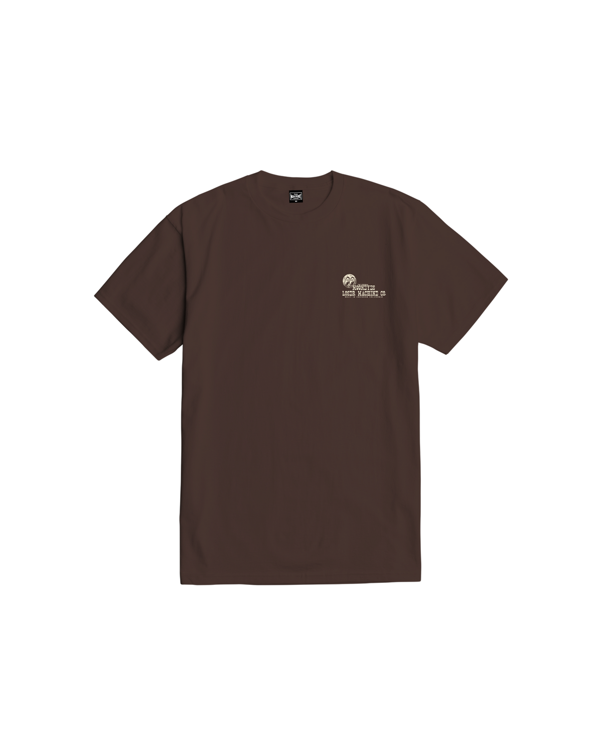 loser-machine-midnight-ride-stock-t-shirt-java-brown