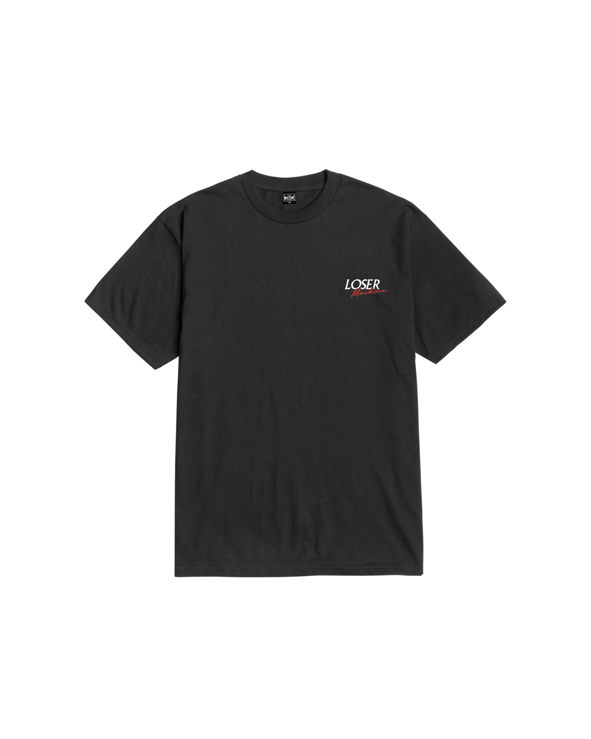 loser-machine-rear-view-stock-t-shirt-black