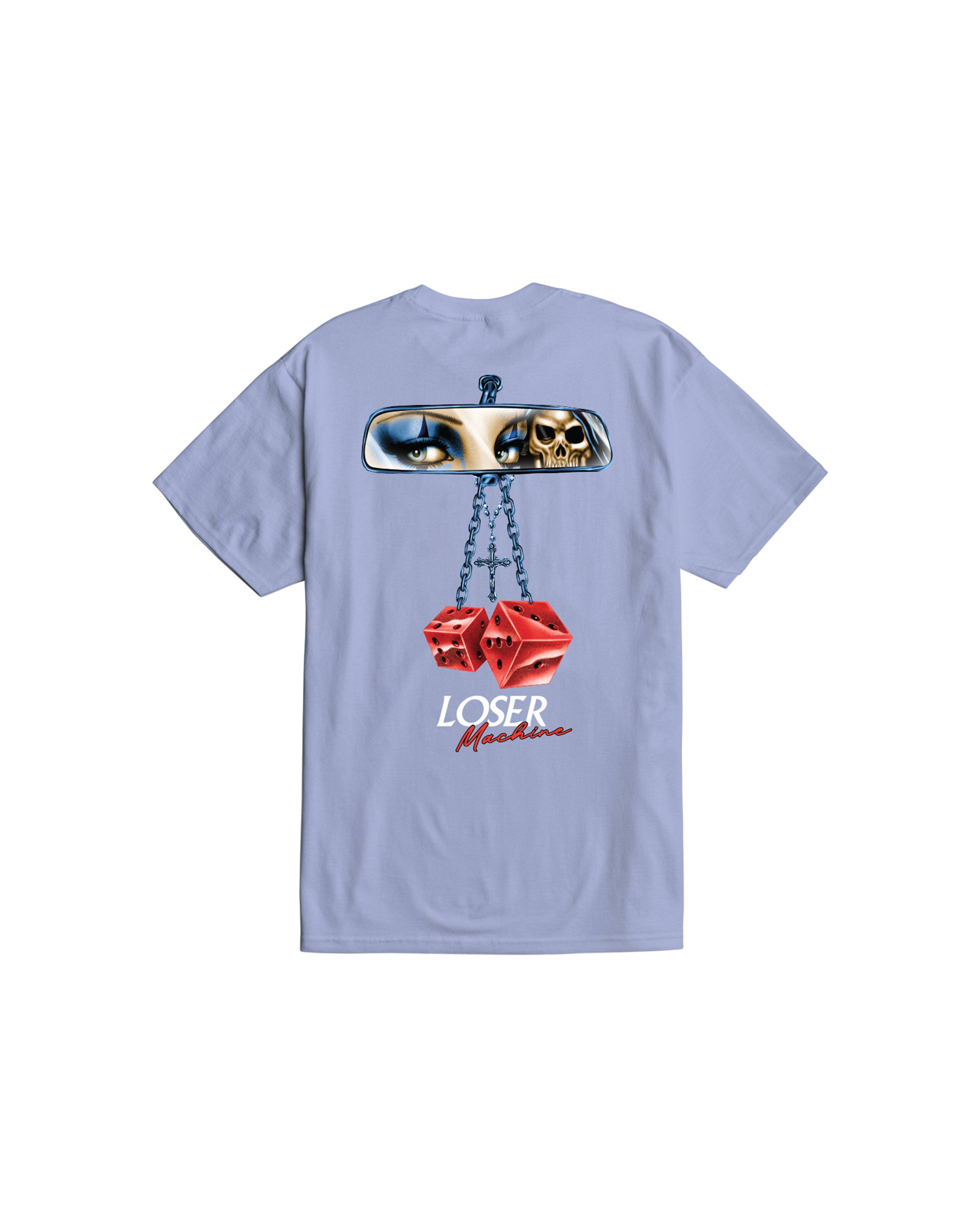 loser-machine-rear-view-stock-t-shirt-digital-violet (zoomed)