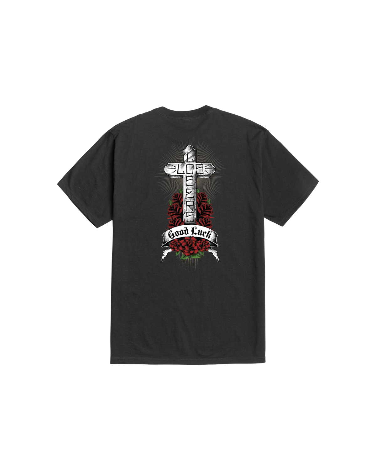 loser-machine-good-fortune-stock-t-shirt-black