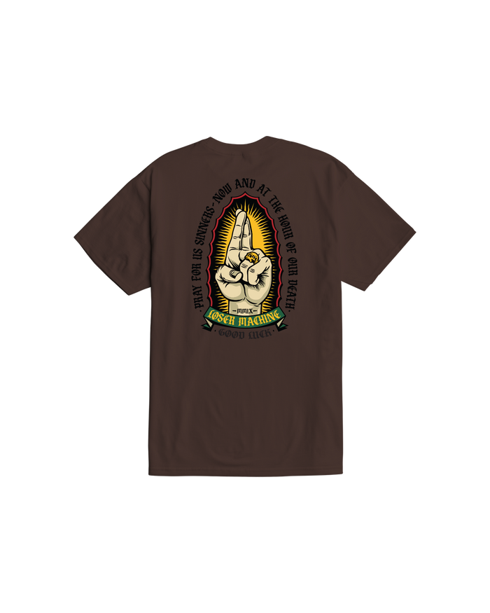 loser-machine-sinners-stock-t-shirt-java-brown