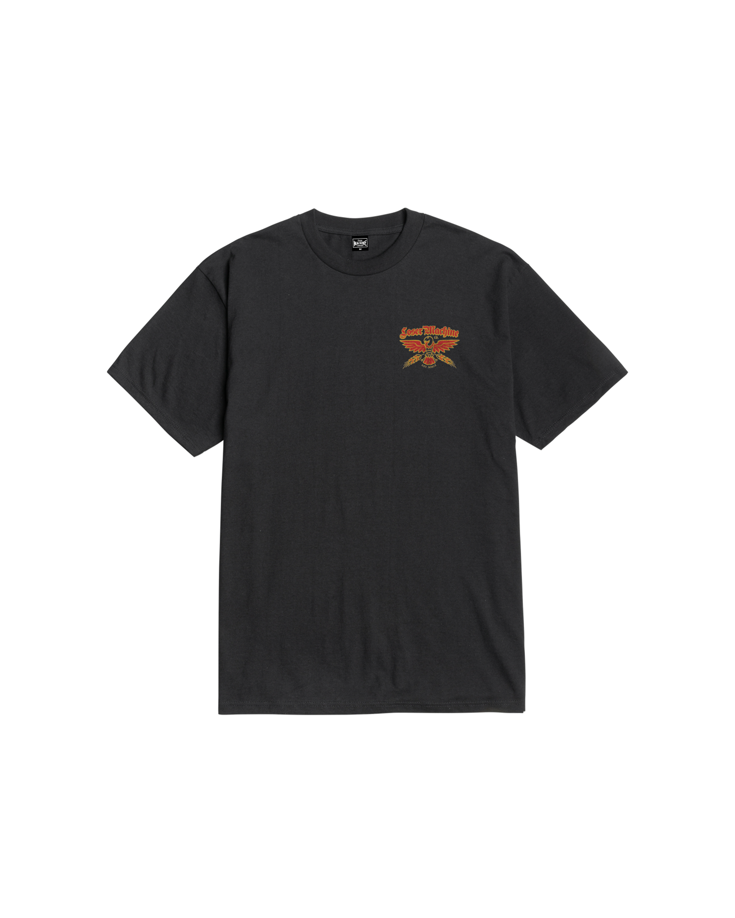 loser-machine-beer-bottle-stock-t-shirt-black (zoomed)