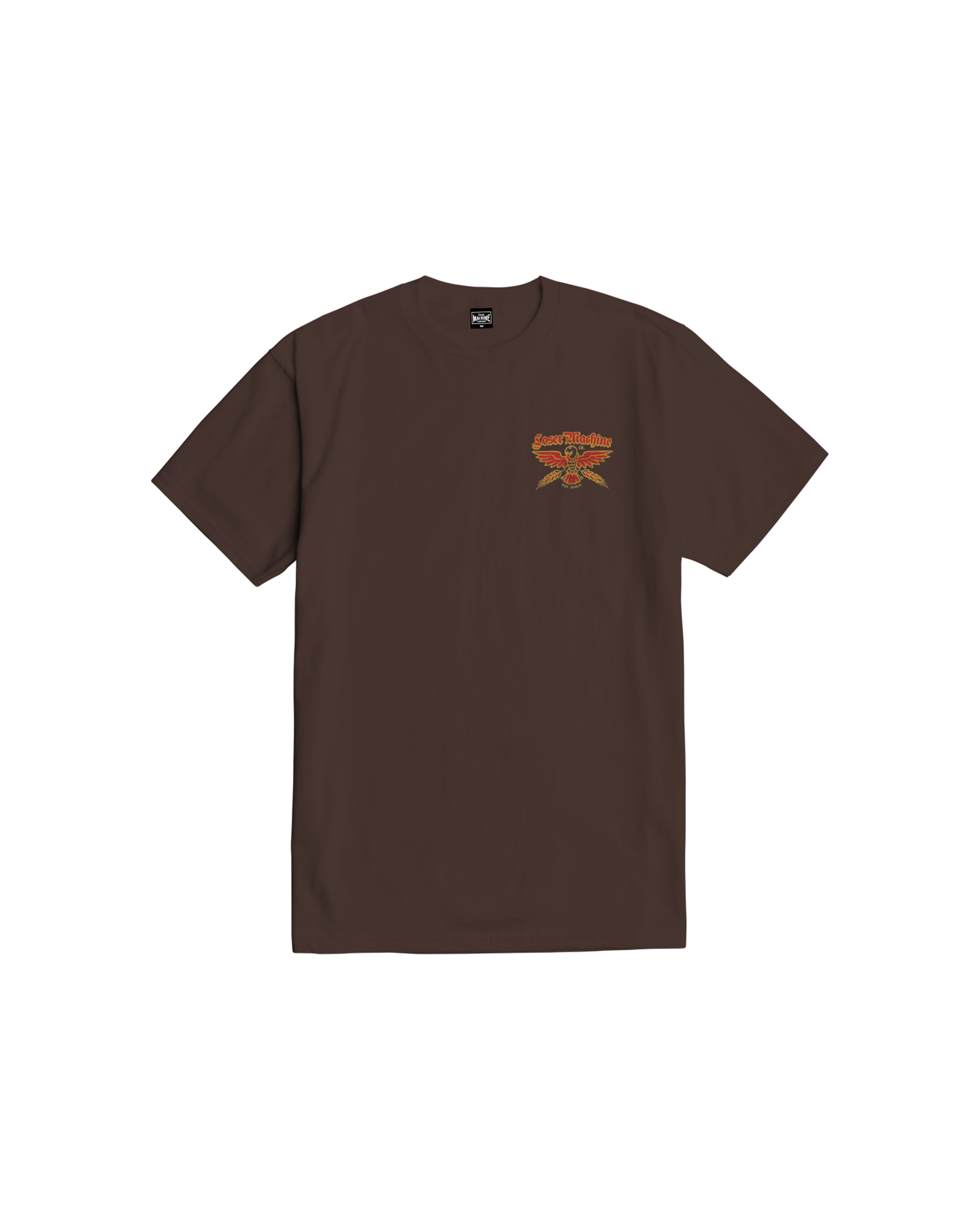 loser-machine-beer-bottle-stock-t-shirt-java-brown (zoomed)