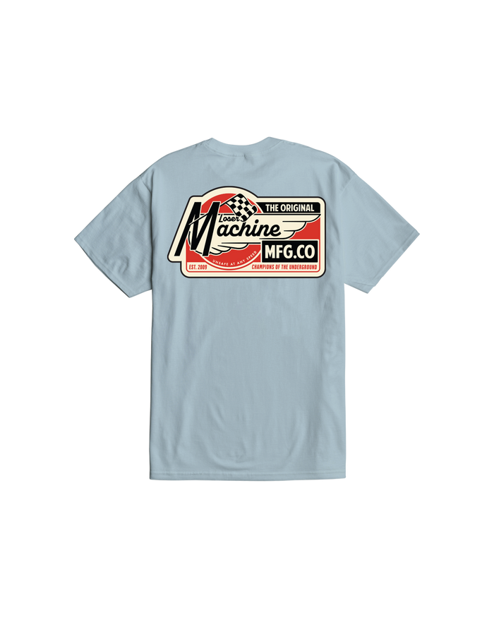 loser-machine-magneto-stock-t-shirt-arctic-blue