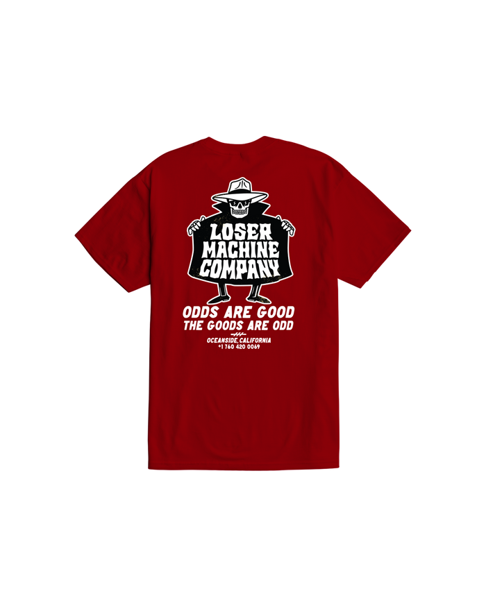 loser-machine-good-odds-stock-t-shirt-red