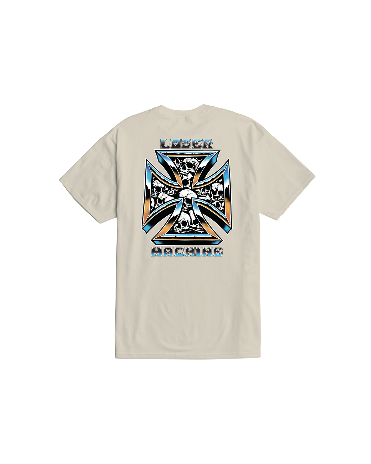 loser-machine-catacomb-stock-t-shirt-cream