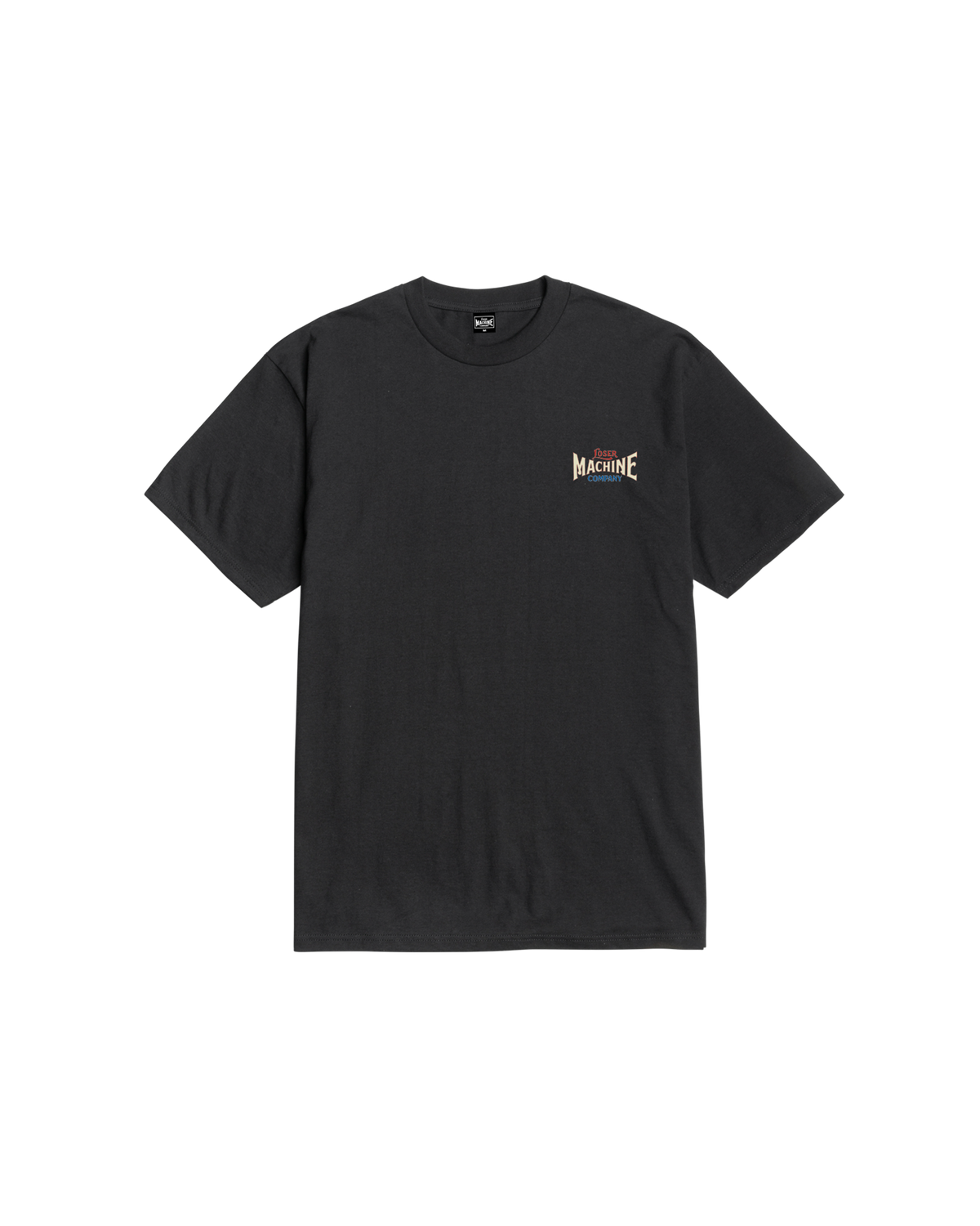 loser-machine-free-flyer-stock-t-shirt-black