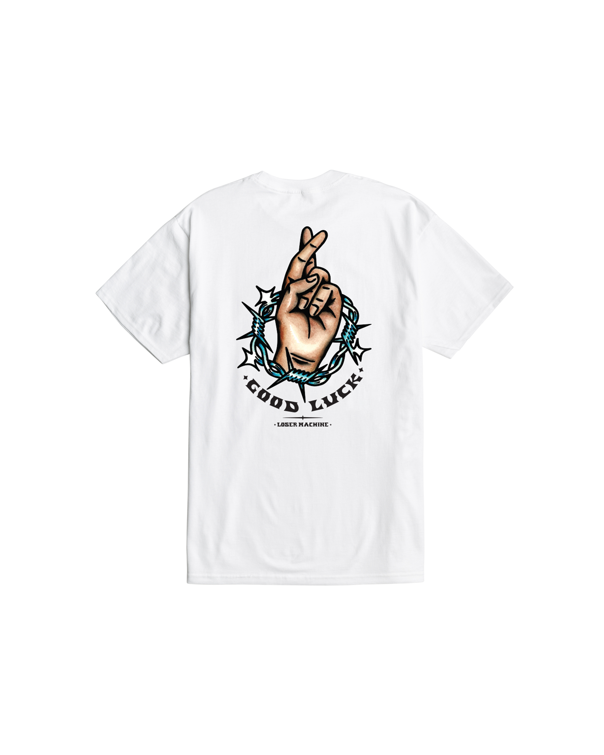 loser-machine-steadfast-stock-t-shirt-white (zoomed)
