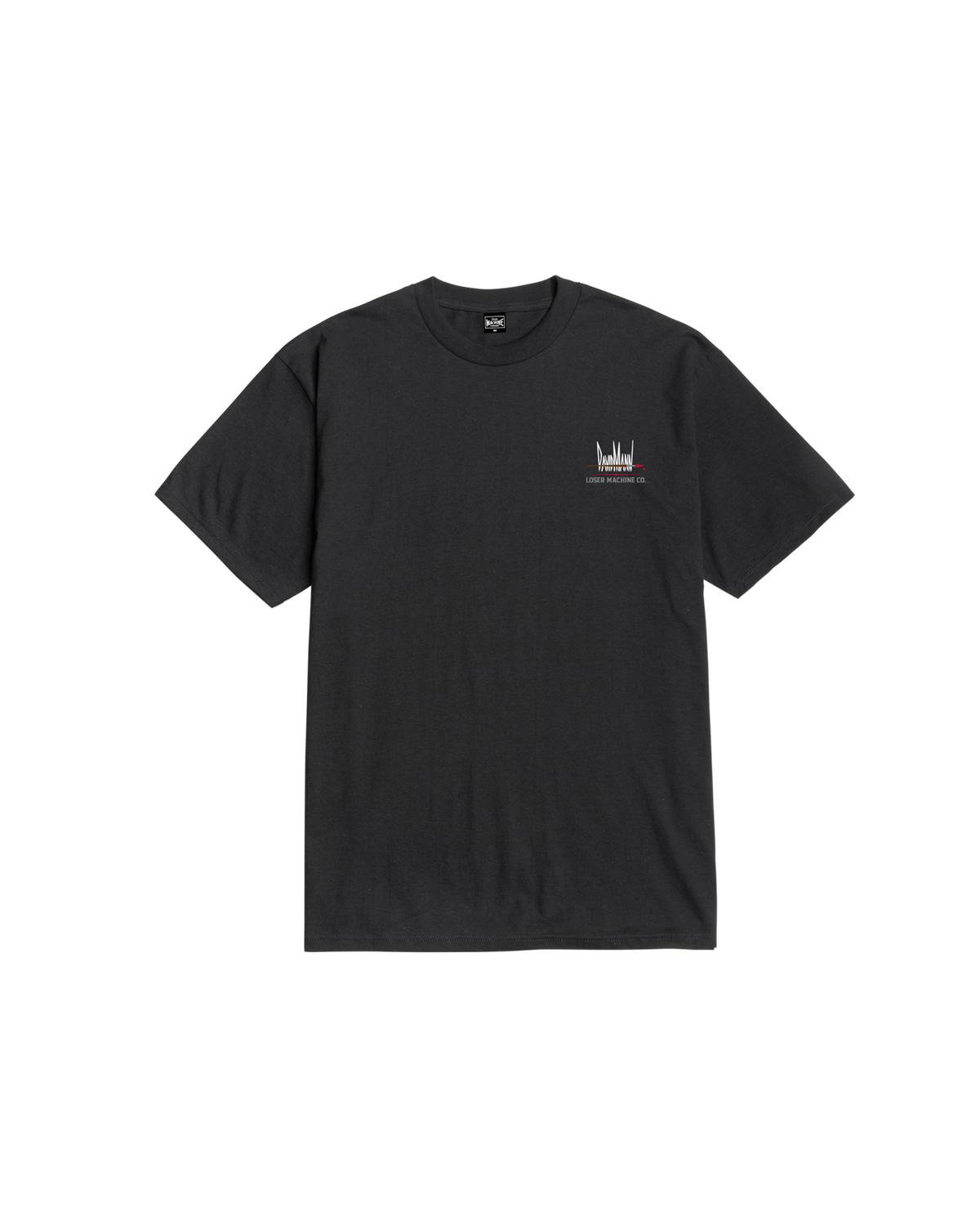 loser-machine-burn-rubber-stock-t-shirt-black