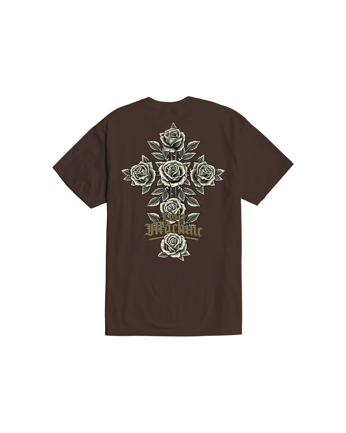 loser-machine-rose-bush-stock-t-shirt-java-brown