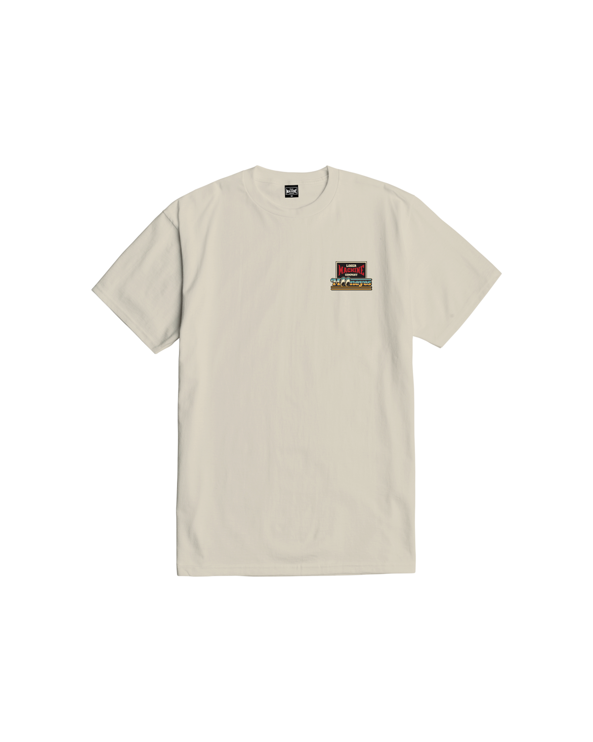 loser-machine-redline-stock-t-shirt-cream - alternate view