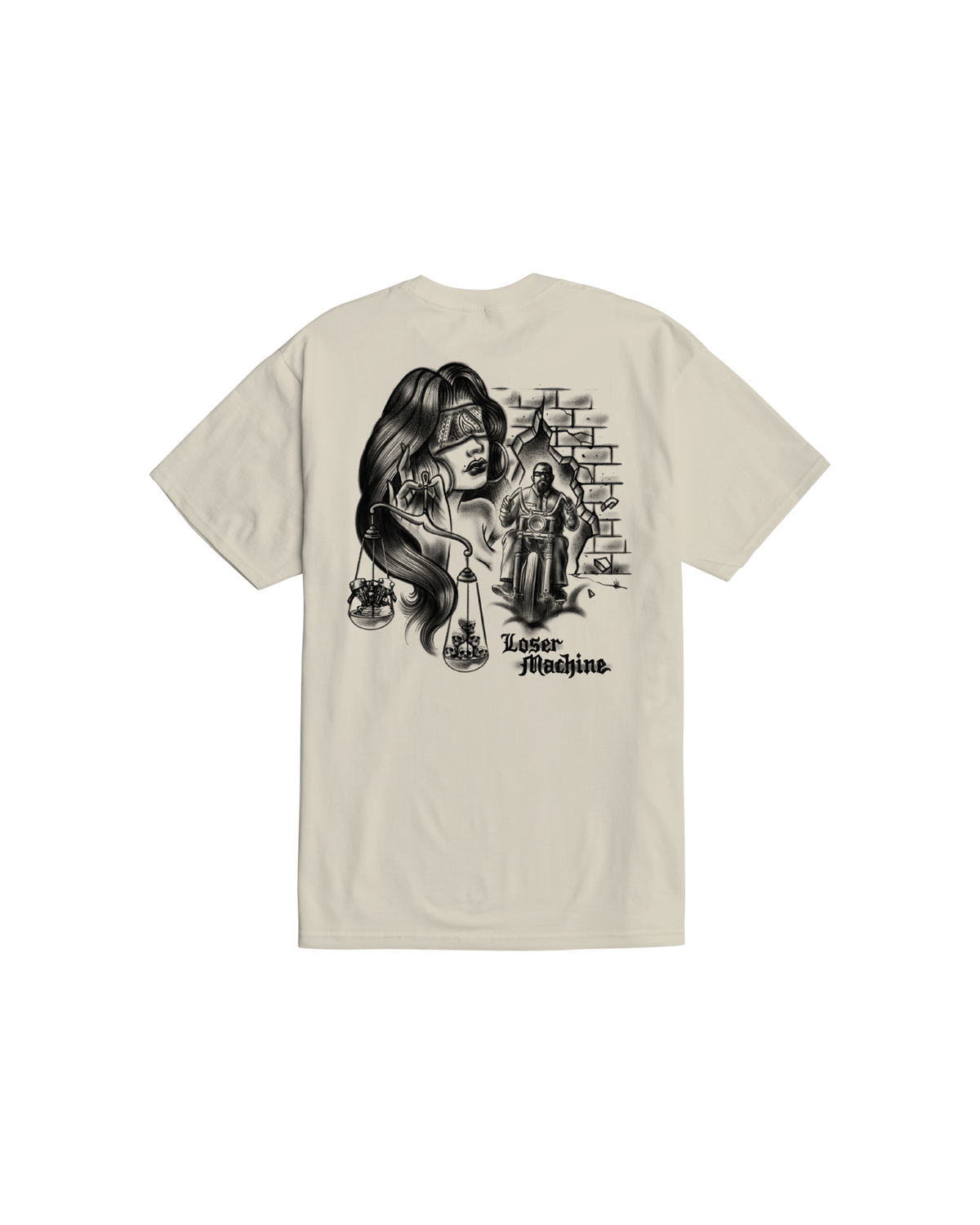 BLIND JUSTICE STOCK T-SHIRT