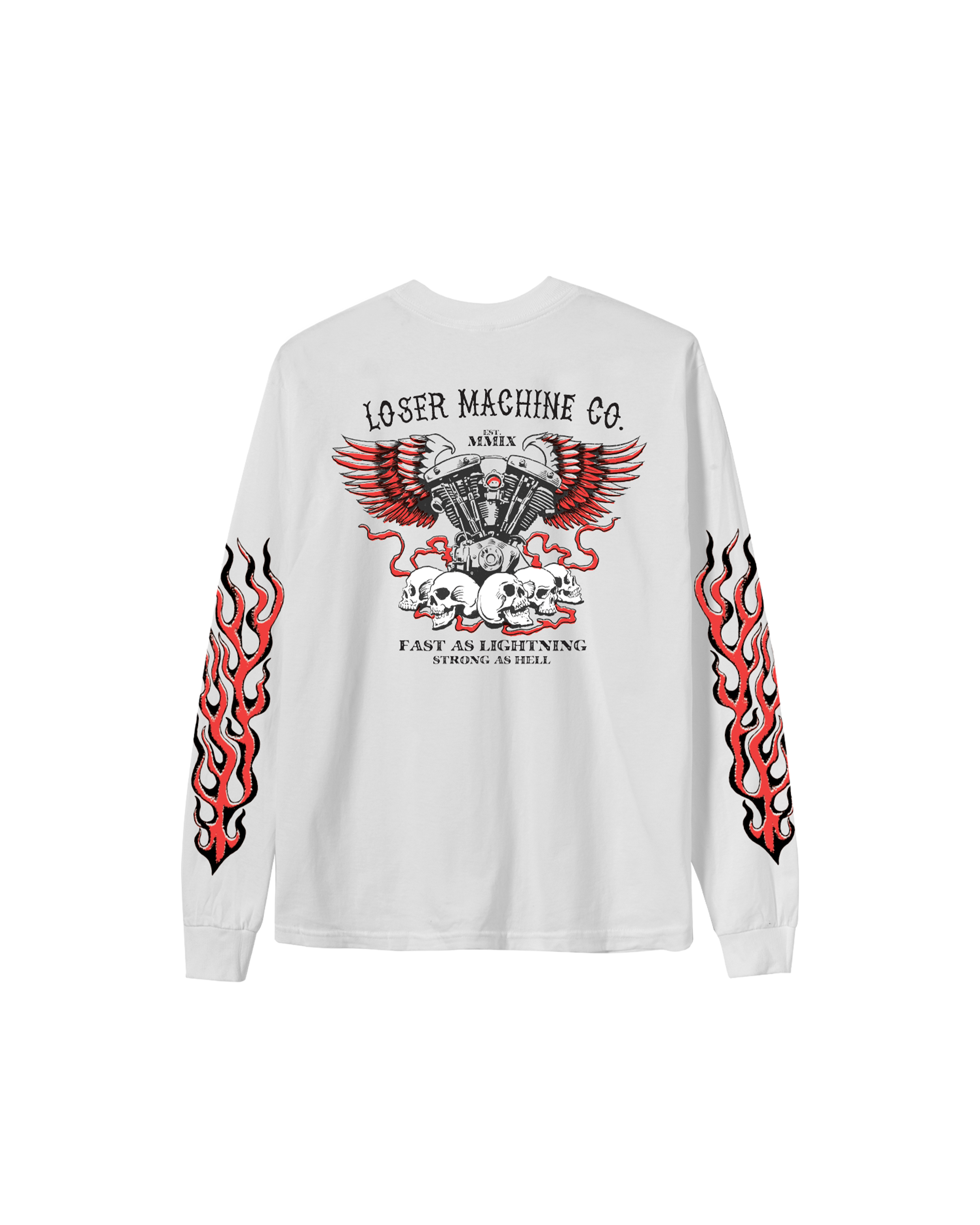 NO EASY WAY OUT STOCK LS T-SHIRT – Loser Machine Company