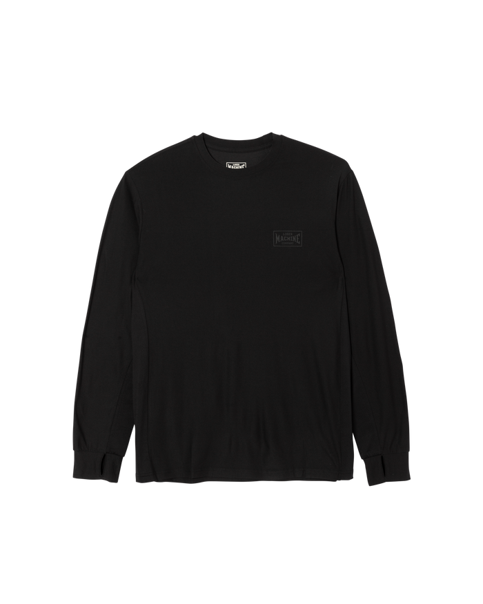 loser machine too hard ls knit black
