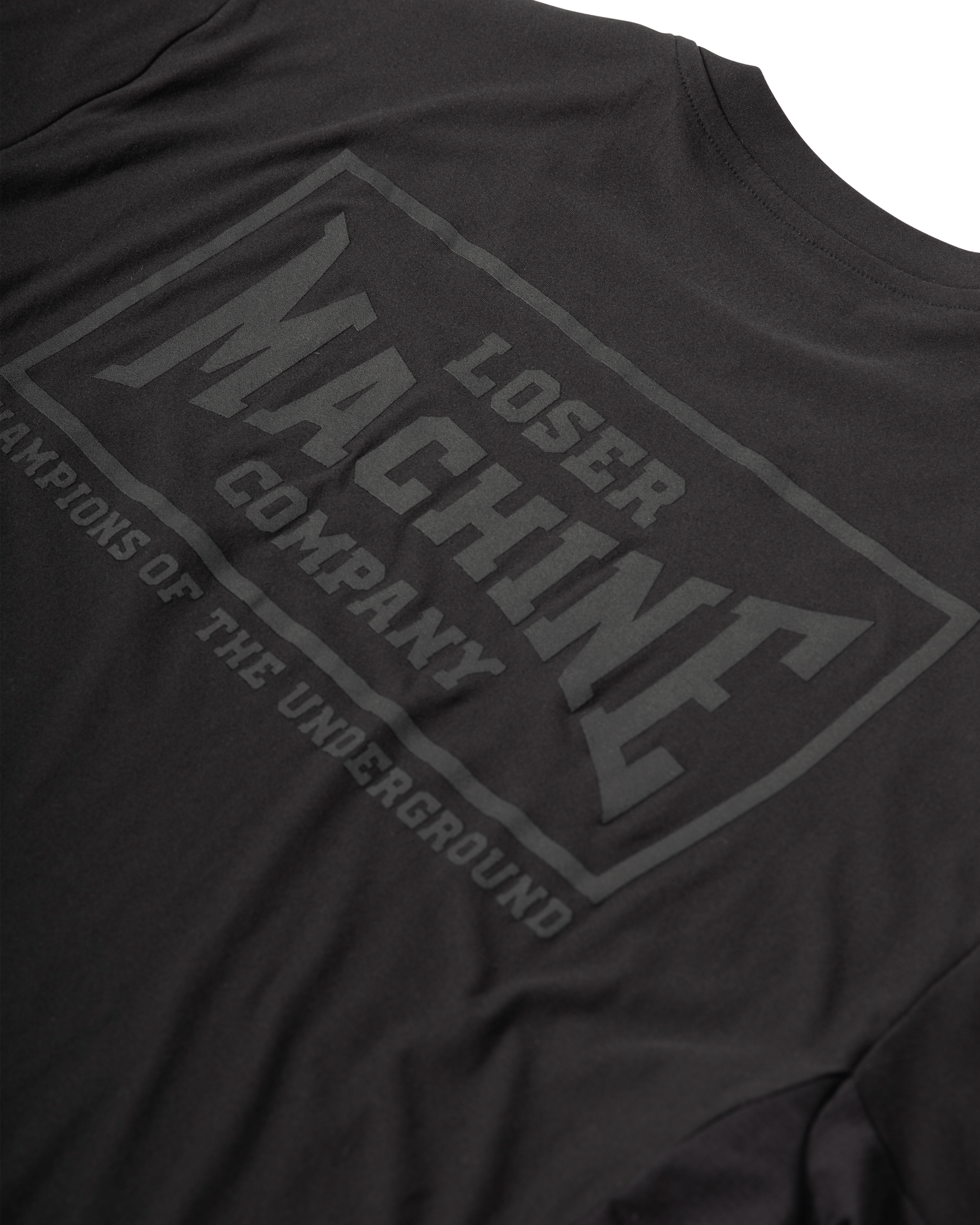 loser machine too hard ls knit black